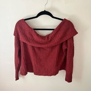 American Eagle off the shoulder sweater